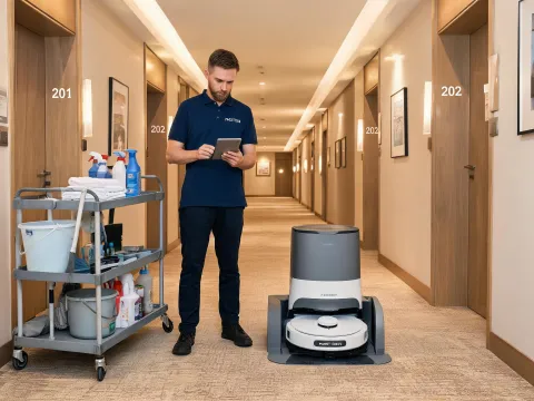 hospitality cleaning automation